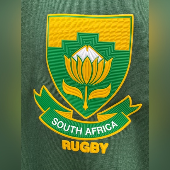 Asics SPRINGBOKS SOUTH AFRICA RUGBY WORLD CUP 2019 JERSEY Size L VGC - Picture 4 of 15
